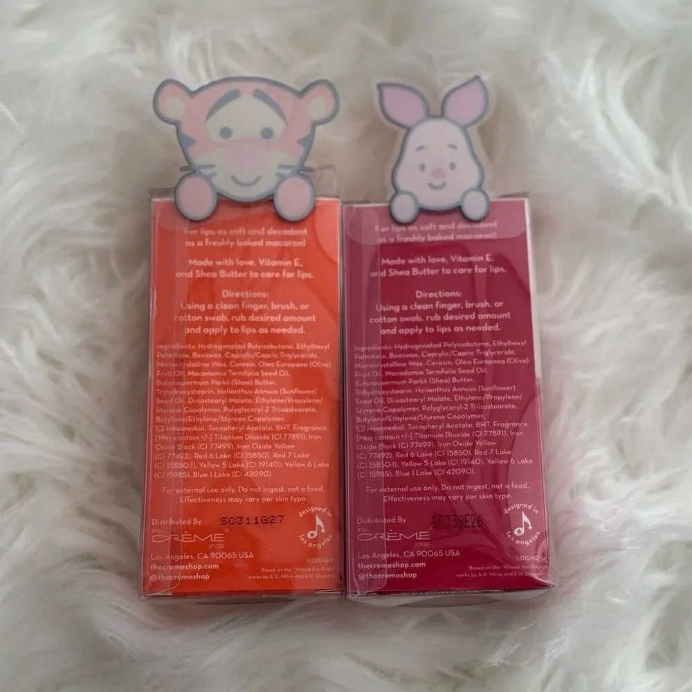 The Creme Shop x Disney Winnie The Pooh Tigger & Piglet Macaron Lip Balm